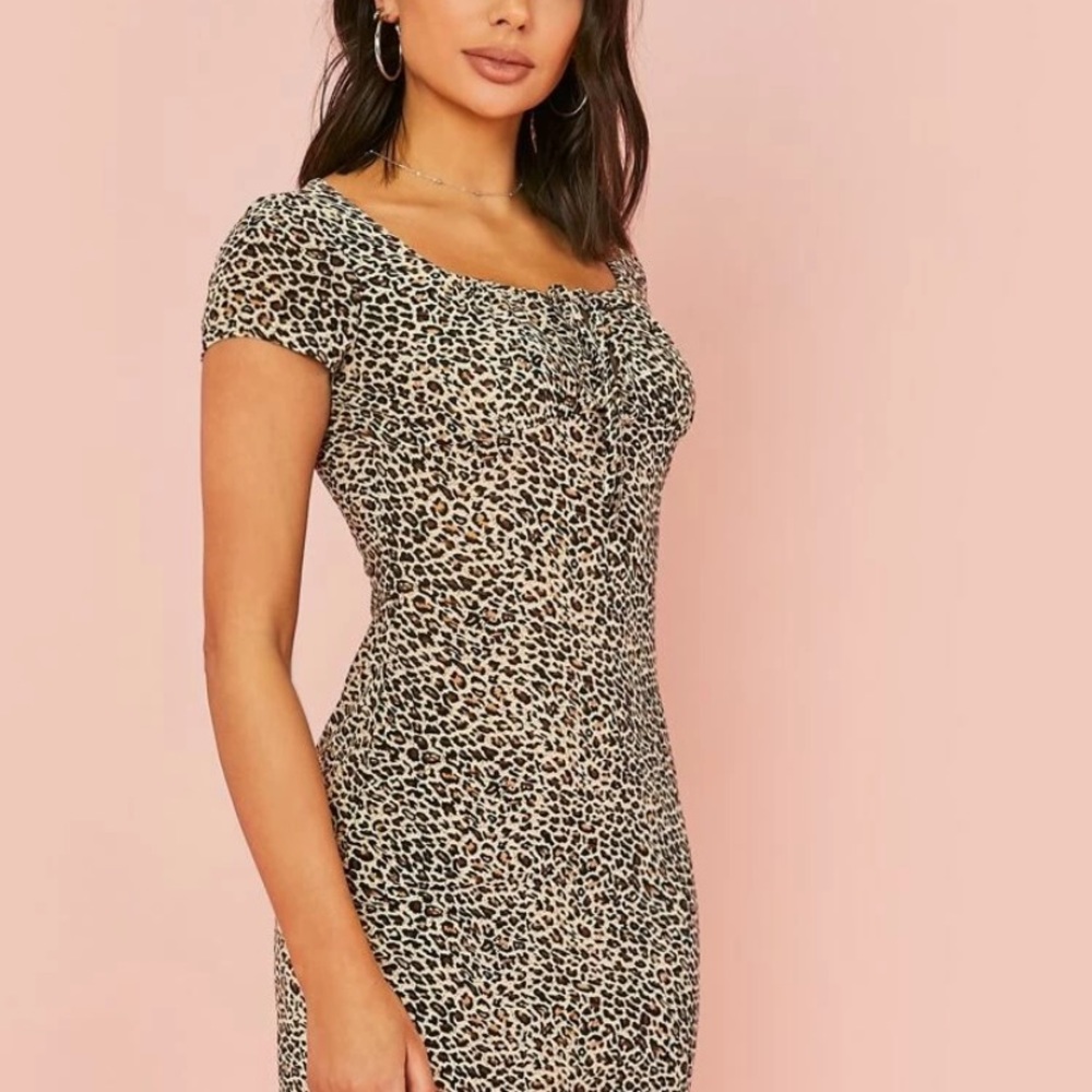 Leopard Mini Dress - Picture 3 of 3